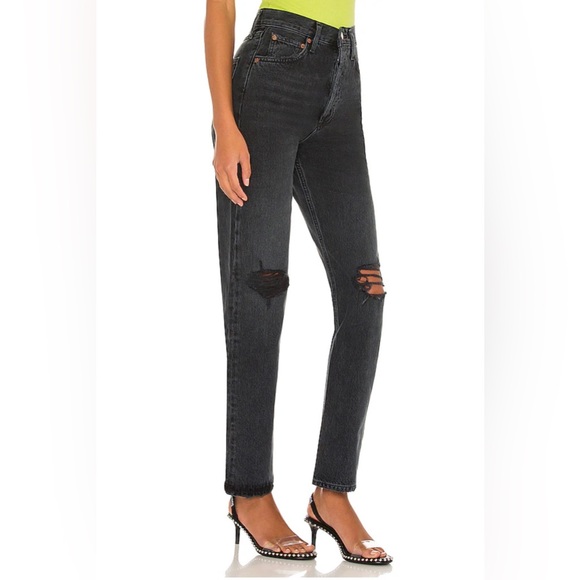 Agolde 90's Mid Rise Loose in Smokestack - Picture 9 of 9